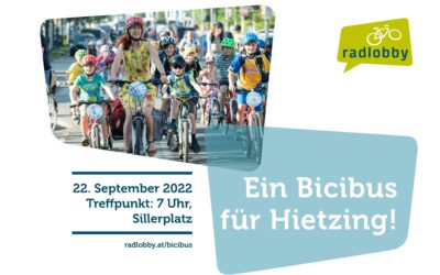 Bici-Bus fährt Schulroute