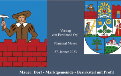 Prof. Dr. Opll: Vortrag über Mauer